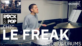 Drum Lesson: Grade 4  'Le Freak' - Chic (Trinity Rock & Pop Drums)