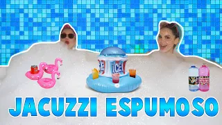 24 HORAS EN UN JACUZZI Espumoso - Retos en la Piscina / Gaby y Gilda