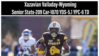 Xazavian Valladay Senior Season Highlights-Wyoming RB