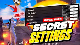 New Secret Headshot Settings 2023🔥 || Free Fire Auto Headshot Pro Tips And Tricks || FireEyes Gaming