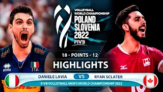 Daniele Lavia vs Ryan Sclater | Italy vs Canada | Highlights | World Championship 2022 (HD)