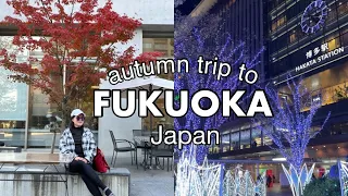 AUTUMN IN JAPAN FUKUOKA | HAKATA ISSOU RAMEN | CHRISTMAS MARKET | TOSU | CHIHAYA | BUDGET TRAVEL 🍁🇯🇵