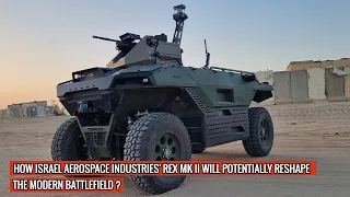 IAI unveiled #RexMKII Unmanned Ground Vehicle powered by AI!