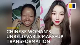 Chinese woman’s unbelievable make-up transformation