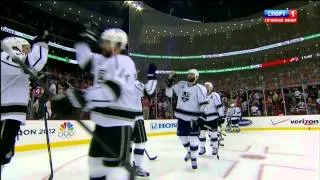 [HD] Winning Goal Anze Kopitar (Kings vs Devils) Stanley Cup Final 2012. Game 1