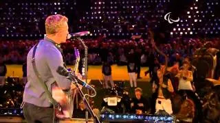 Coldplay ,HD,Us Against The World, Live  Paralympic Games Closing Ceremony 2012,HD 720p