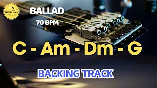 Ballad BACKING TRACK IN C | C Am Dm G | TN Backing Track