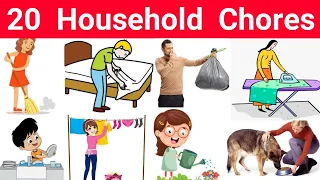 Household Chores in English || Vocabulary || SPOKEN ENGLISH || English with Ajayraj