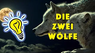 Die zwei Wölfe - Indianische Weisheit - Geistesblitze