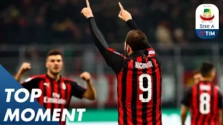 Higuaín Scores Goal For Milan Against Spal | Milan 2-1 Spal | Top Moment | Serie A