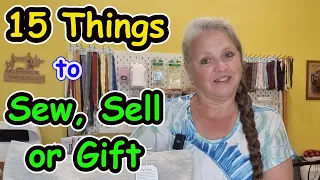 15 quick things to sew sell or gift this Christmas. Gift ideas to sew
