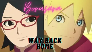 Boruto x Sarada Uchiha AMV (New)- Way Back Home