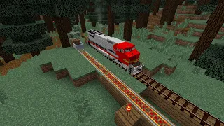 Minecraft Immersive Railroading vs Minecart