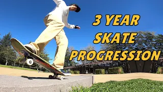 3 Years of Skateboarding Progression