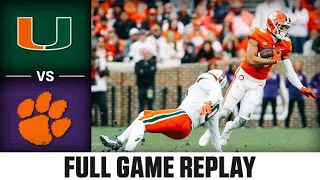 Miami vs. Clemson Full Game | 2022 ACC Football