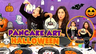 PANCAKE ART CHALLENGE DE HALLOWEEN ! 😈👹👻🎃💀🕸