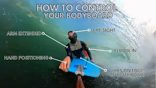 Using Body Weight To Control Your Bodyboard In Bigger Waves