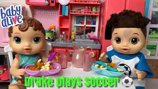 Baby Alive Abby and Drake afternoon Routine