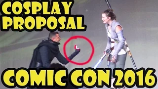 Amazing Cosplay Marriage Proposal at San Diego Comic Con 2016