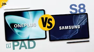 OnePlus Pad vs. Galaxy Tab S8 - Who Wins?