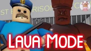 [LAVA MODE] BARRY'S PRISON RUN! (FIRST PERSON OBBY!) Roblox Gameplay Walkthrough No Death [4K]