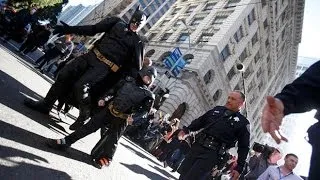 Batkid takes on the Riddler in San Francisco