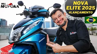 Lançamento OFICIAL HONDA BRASIL, chegou a nova ELITE 125 2025 totalmente reformulada, tudo sobre ela