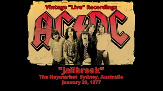 AC/DC "Jailbreak" Rare "Live" 1977