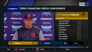 Terry Francona: Corey Kluber will 'be fine' after first outing back | INDIANS-PIRATES POSTGAME