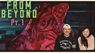 FROM BEYOND (1986)  PART 1 FIRST TIME WATCHING!! MOVIE REACTION!!