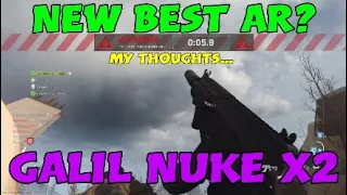 BEST CR-56 AMAX CLASS SETUP FOR A NUKE! Is it Any Good? (2 GALIL NUKES)