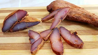 Basturma from Chicken Breast. Easy and Quick Cured Meat Recipe.