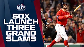 Red Sox launch THREE GRAND SLAMS in TWO ALCS games!