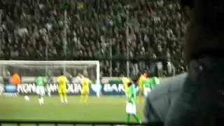 Asse Nantes 2-1,  pénalty d'lLAN en direct du kop nord...