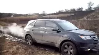 ACURA MDX SH-AWD 3.7 на бездорожье OFFROAD 4x4