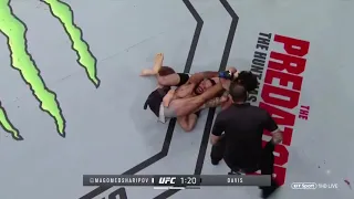 Zabit Magomedsharipov vs Brandon Davis banana split Submission