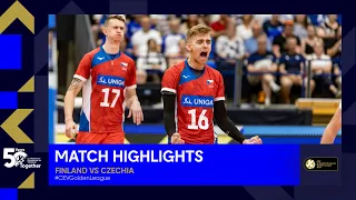 Highlights | Finland vs. Czechia - CEV Volleyball European Golden League 2023