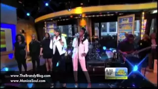 Brandy & Monica: Good Morning America Performance/Concert GMA - April 10, 2012