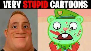 Very Stupid Cartoons Mr Incredible Becoming Idiot