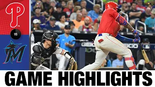 Phillies vs. Marlins Game Highlights (7/17/22) | MLB Highlights