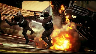 GTA V - Explosions, Funny Moments & Brutality [SLOW MOTION] #1