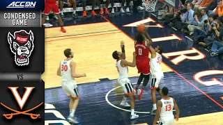 NC State vs. Virginia Condensed Game | 2019-20 ACC Men's Basketball