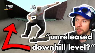 Deleted downhill level?!  Let's play an unreleased THPS1 build!