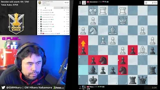 Hikaru Reacts To Samay Raina crashing chess.com Servers!