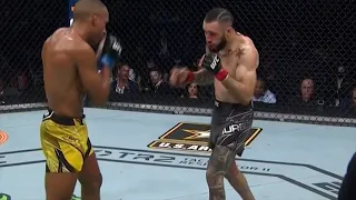 The slowest  reaction to a knockdown in the UFC history. Delayed KO. Edson Barboza vs Shane Burgos