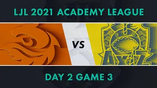 V3.A vs AXZ.A｜LJL 2021 Academy League Day 2 Game 3