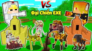 TÔ GÀ THỬ THÁCH 24H ĐẠI CHIẾN LÂU ĐÀI TÔ GÀ EXE VS JACK EXE VÀ HUY EXE*TÔ GÀ LÂU ĐÀI ĐẠI CHIẾN