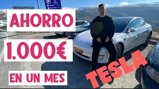 ¿Cuánto se ahorra con un coche eléctrico? Mi experiencia con mi TESLA MODEL 3