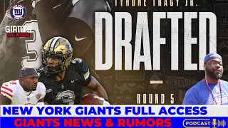 New York Giants |Did The NY Giants Draft The Next Debo Samuels By Picking Tyrone Tracy!