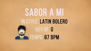 Sabor A Mi - Los Panchos - Karaoke Male Backing Track